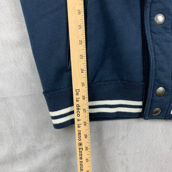 Vintage Abercrombie & Fitch Mens Sweater XL Blue Hoodie Long Sleeve Varsity Y2K - Picture 4 of 6